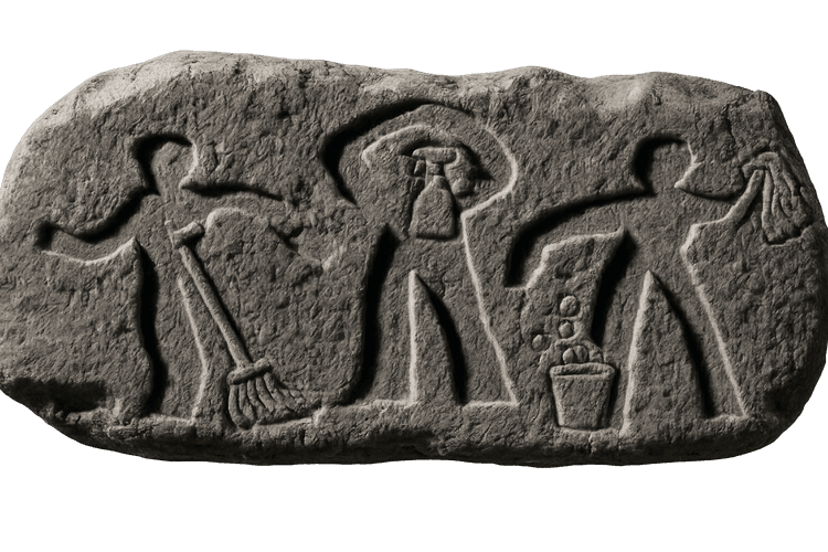 Stone cleaning art